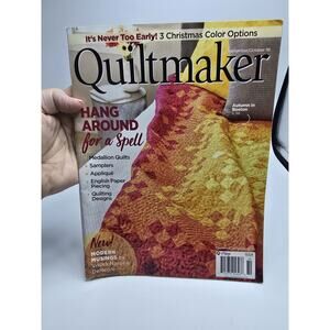 Quiltmaker Sept Oct 2019 Medallion Quilts Applique Samplers